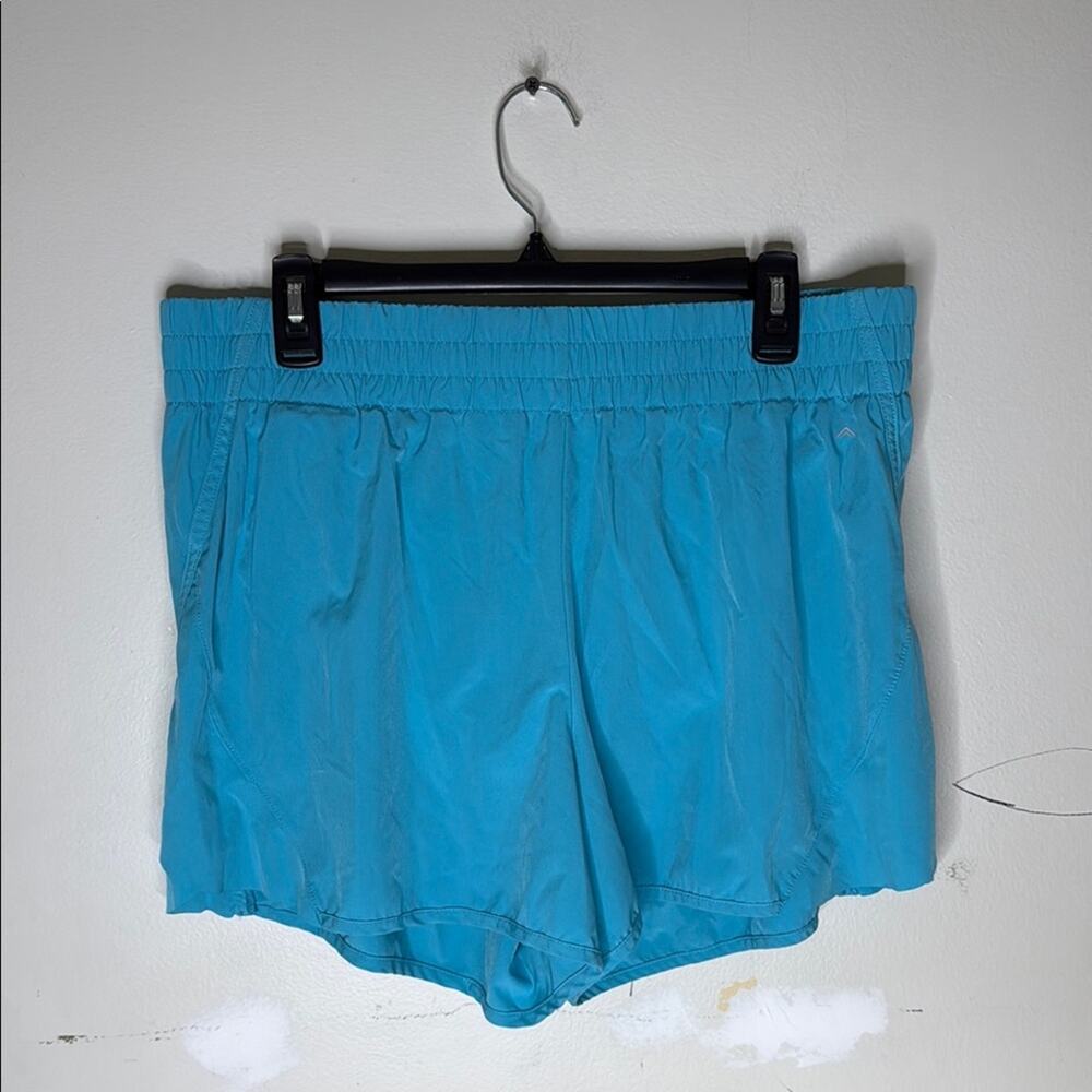Xersion Teal Blue Lined Quick Dry Running Athletic Shorts Size XL